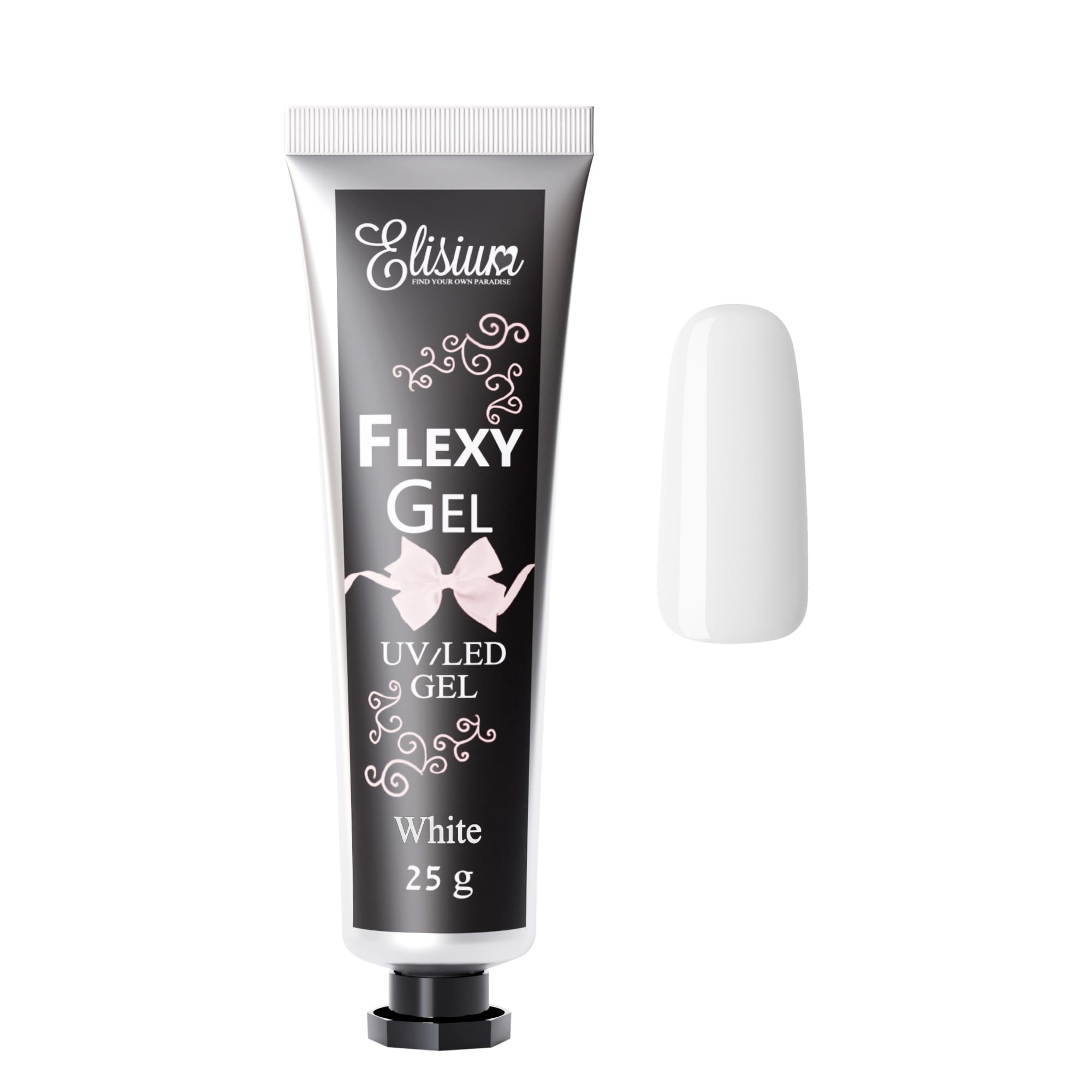 Elisium FlexyGel Żel do Paznokci White 25g