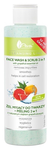 Ava Cleansing Line Żel Myjący i Peeling do Twarzy 200ml