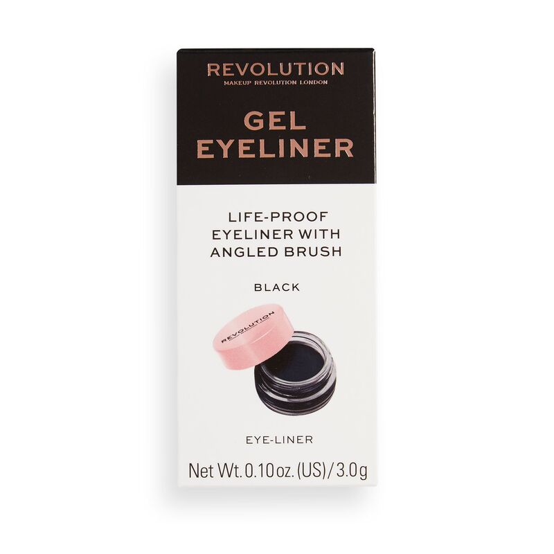 Makeup Revolution Gel Eyeliner Pot Żelowy Eyeliner z Pędzelkiem