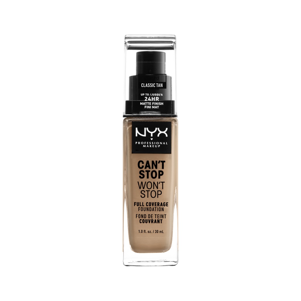 NYX Professional Makeup Can't Stop Won't Stop Długotrwały Podkład Kryjący Classic Tan
