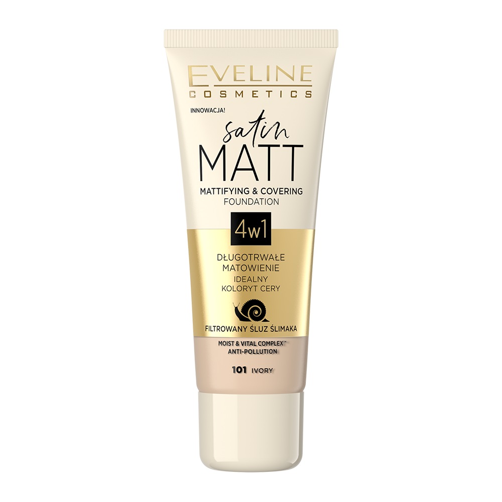 Eveline Podkład Satin Matt 101 Ivory 30ml