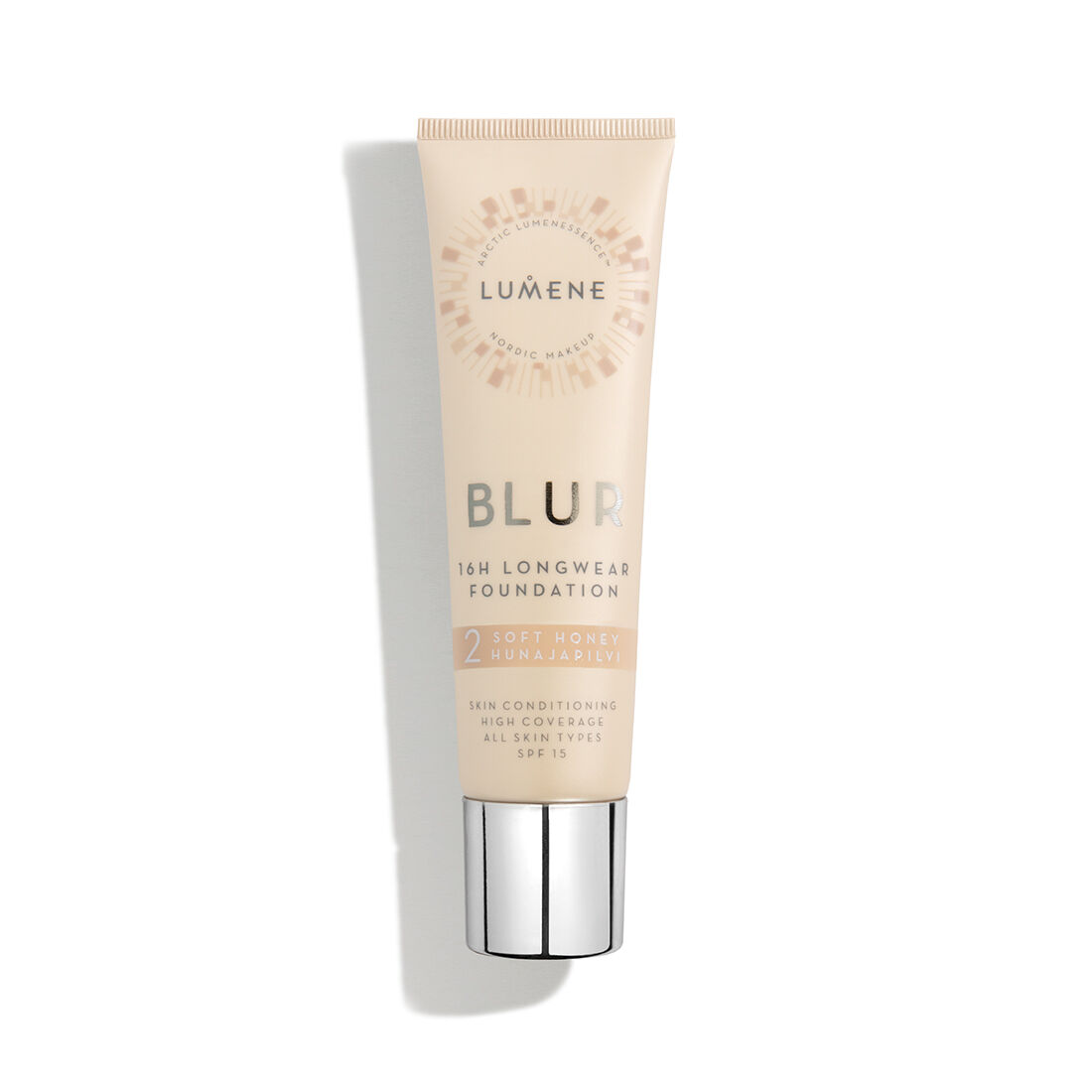 LUMENE Podkład Wygładzający SPF 15 BLUR 2 Soft Honey