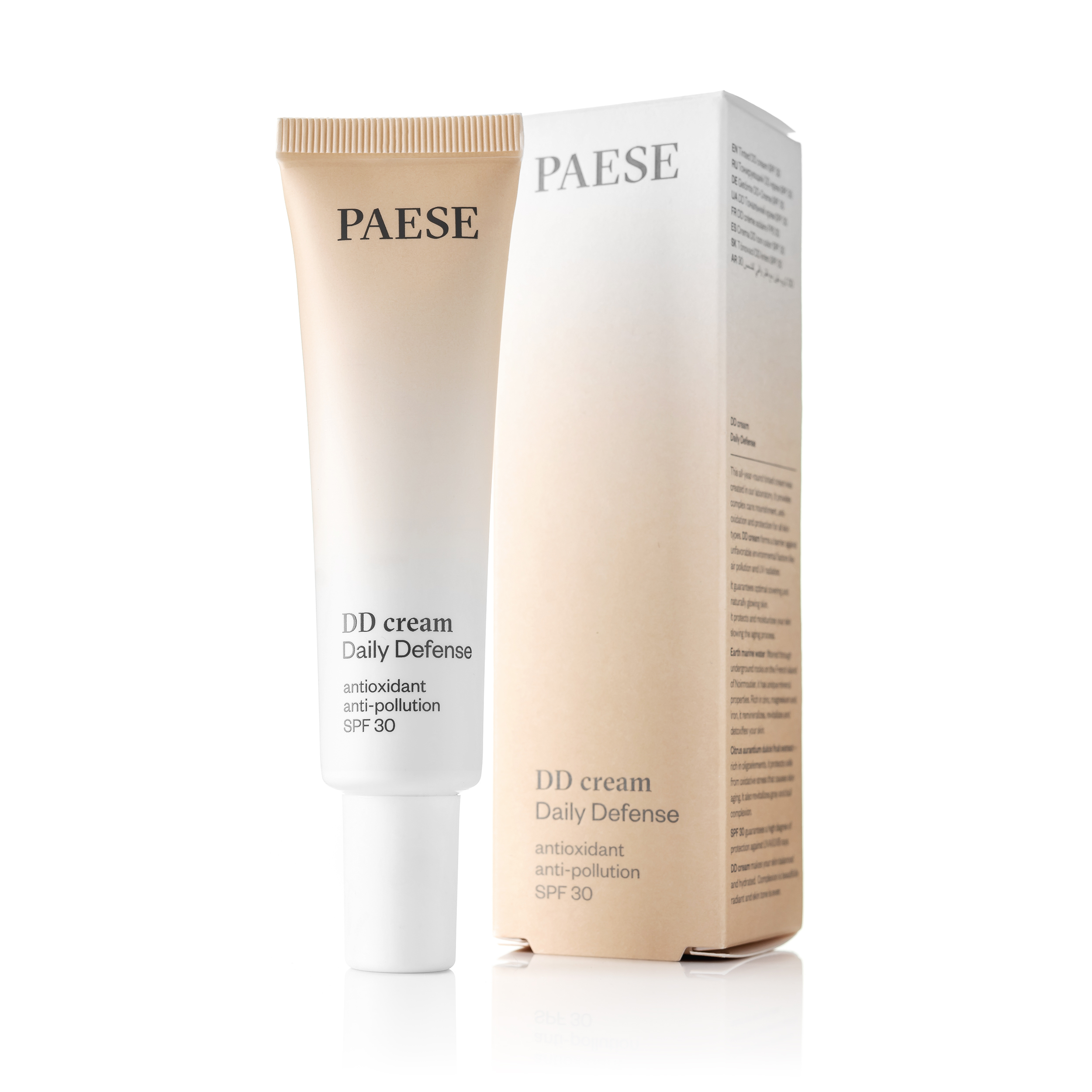 PAESE Pielęgnacyjny Krem Koloryzujący SPF30 DD Cream 2W Beige