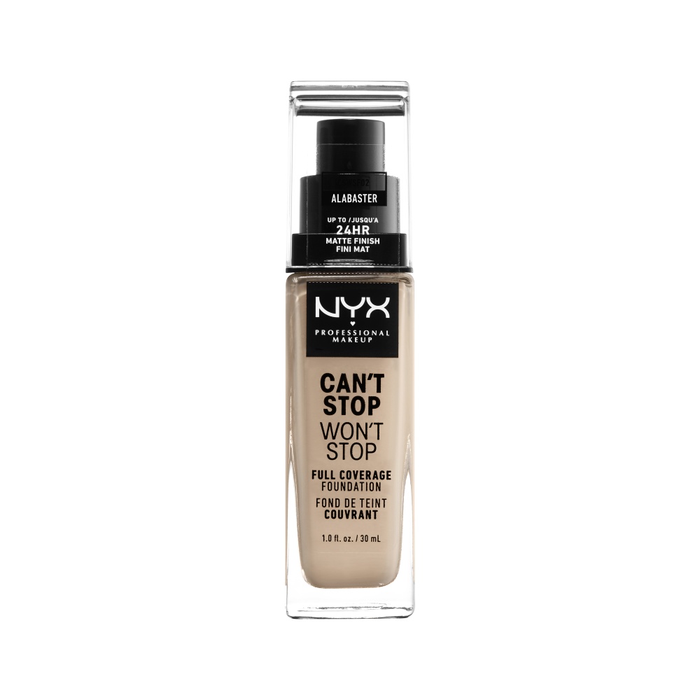 NYX Professional Makeup Can't Stop Won't Stop Długotrwały Podkład Kryjący Alabaster