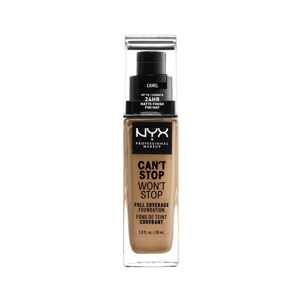 NYX Professional Makeup Can't Stop Won't Stop Długotrwały Podkład Kryjący Camel