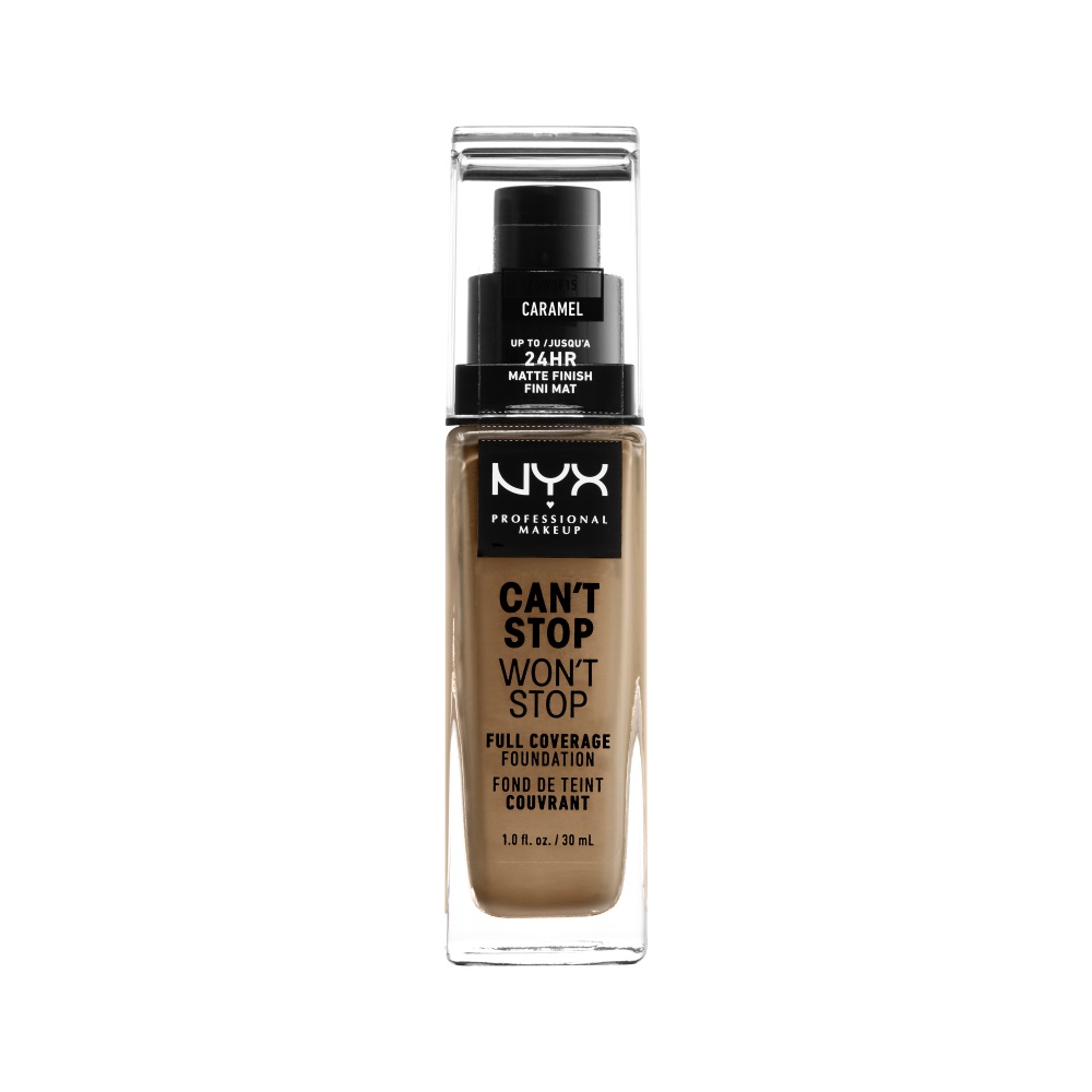 NYX Professional Makeup Can't Stop Won't Stop Długotrwały Podkład Kryjący Caramel