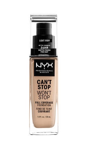 NYX Professional Makeup Can't Stop Won't Stop Długotrwały Podkład Kryjący Light Ivory