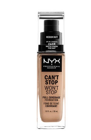 NYX Professional Makeup Can't Stop Won't Stop Długotrwały Podkład Kryjący Medium Buff