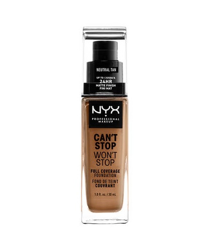 NYX Professional Makeup Can't Stop Won't Stop Długotrwały Podkład Kryjący Neutral Tan