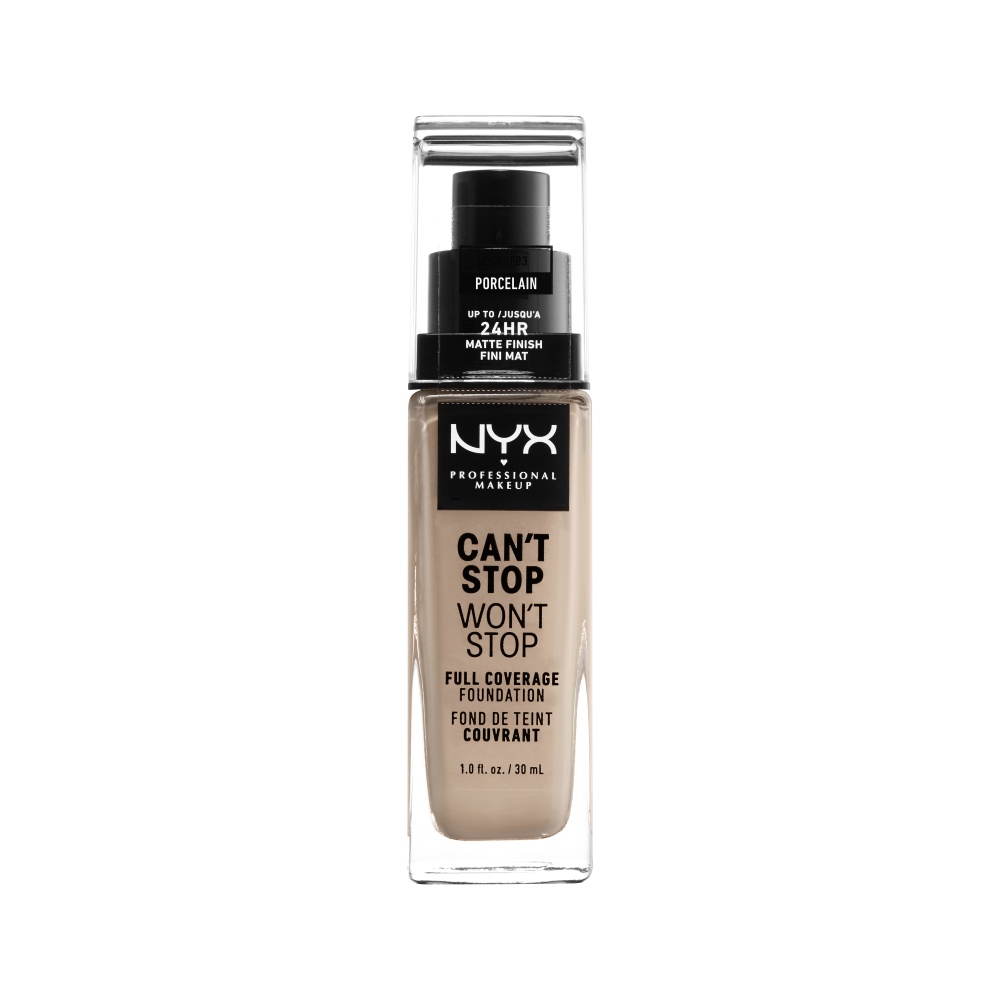 NYX Professional Makeup Can't Stop Won't Stop Długotrwały Podkład Kryjący Porcelain