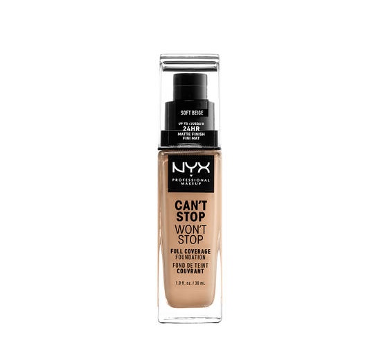 NYX Professional Makeup Can't Stop Won't Stop Długotrwały Podkład Kryjący Soft Beige