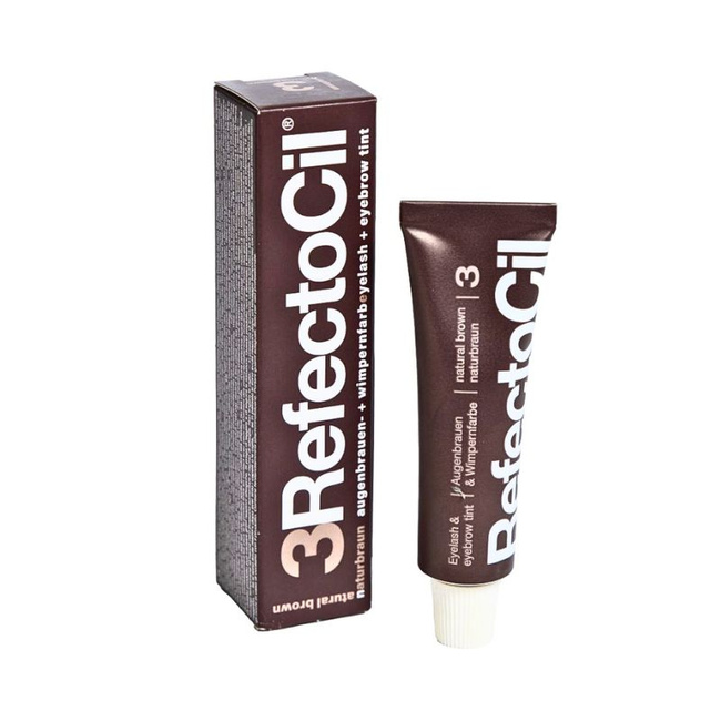 Żelowa Henna do Brwi i Rzęs 3 Naturalny Brąz