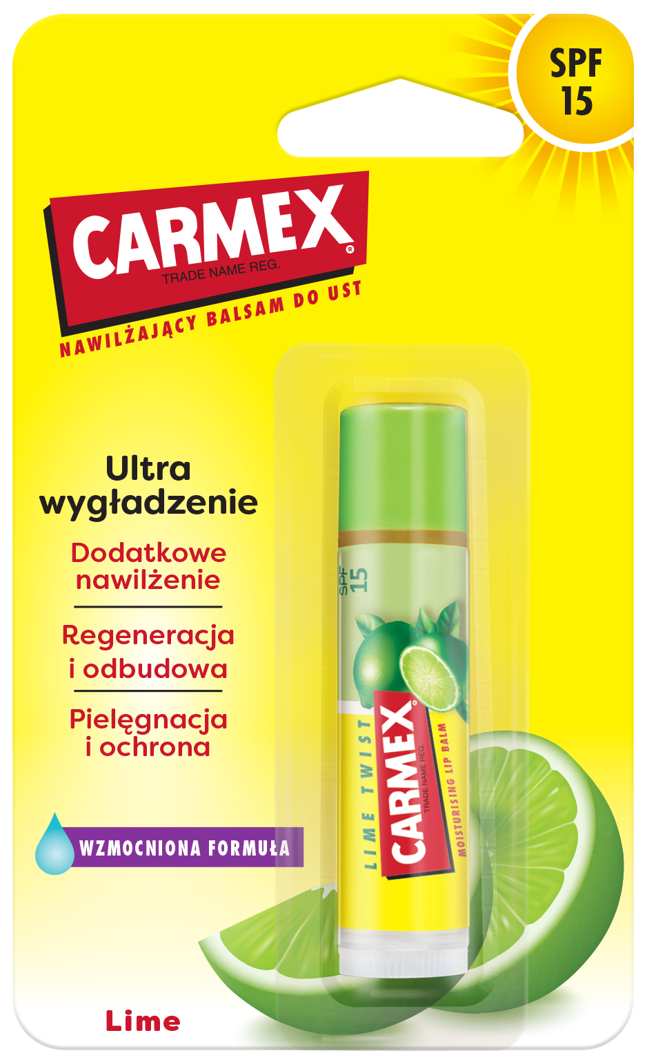 CARMEX Nawilżający Balsam do Ust Classic w Sztyfcie Lime Twist