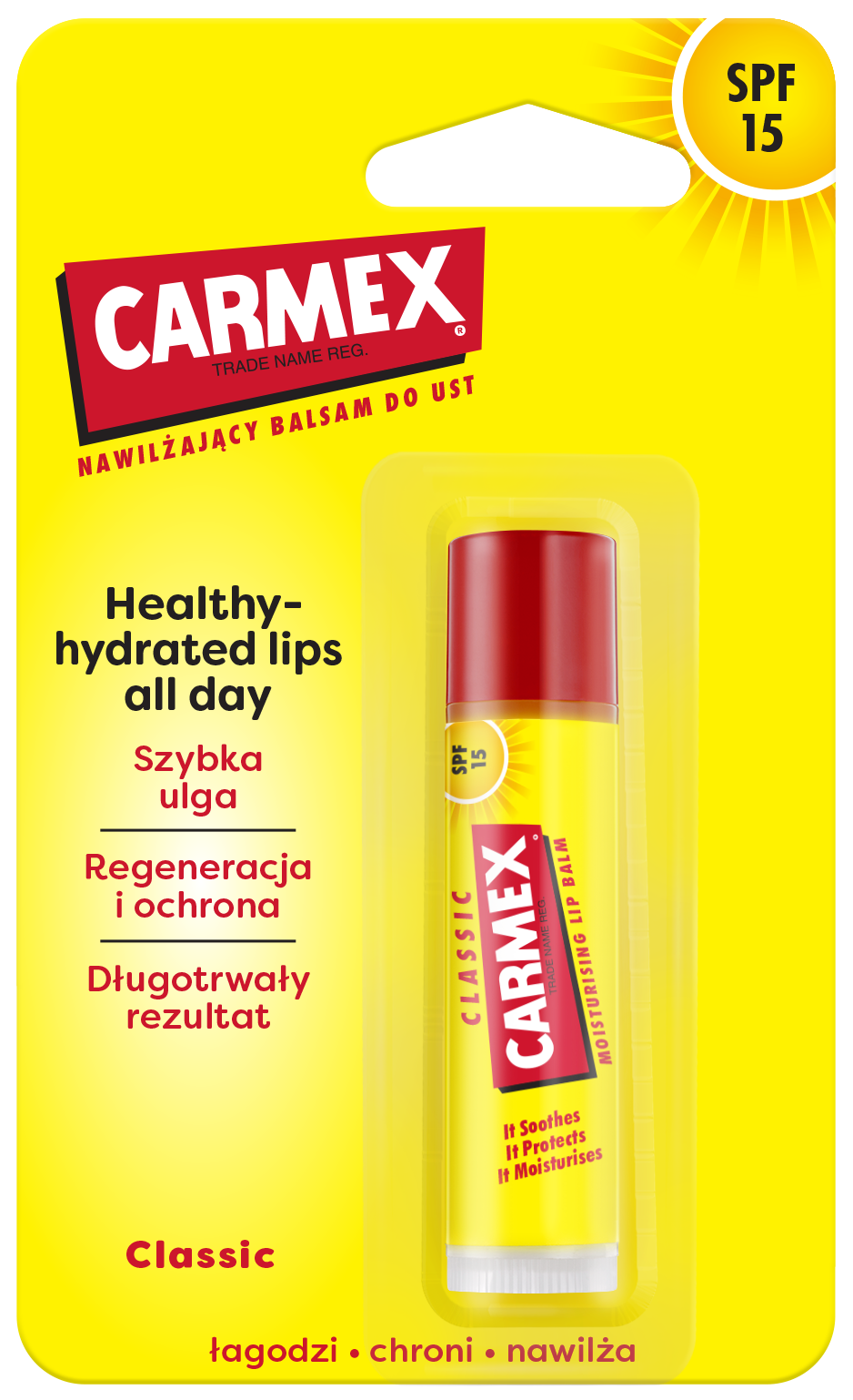 CARMEX Nawilżający Balsam do Ust Classic w Sztyfcie