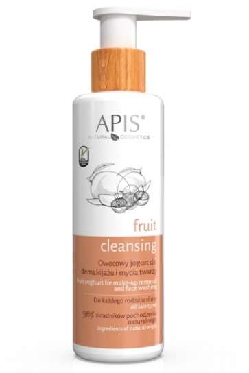 APIS Fruit Owocowy Jogurt do Demakijażu i Mycia Twarzy 150ml