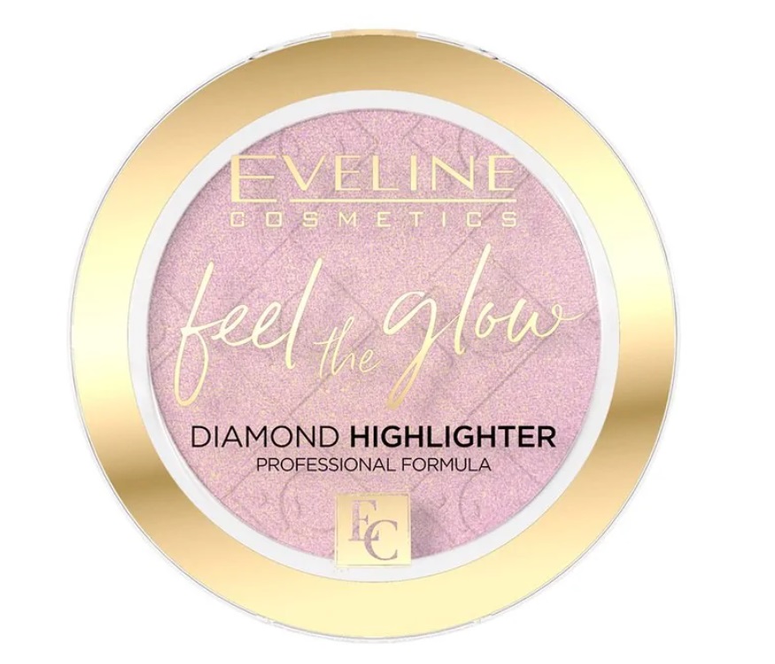 Eveline Feel The Glow Diamond Rozświetlacz 03 Rose Gold