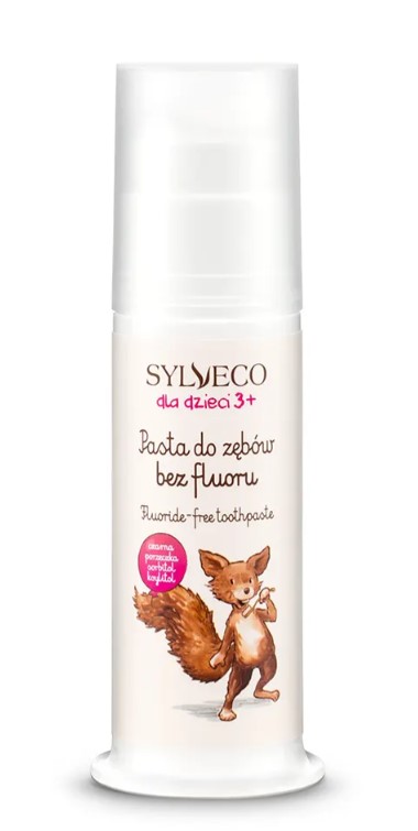 Sylveco Pasta do Zębów dla Dzieci 3+ bez Fluoru Czarna Porzeczka 75ml