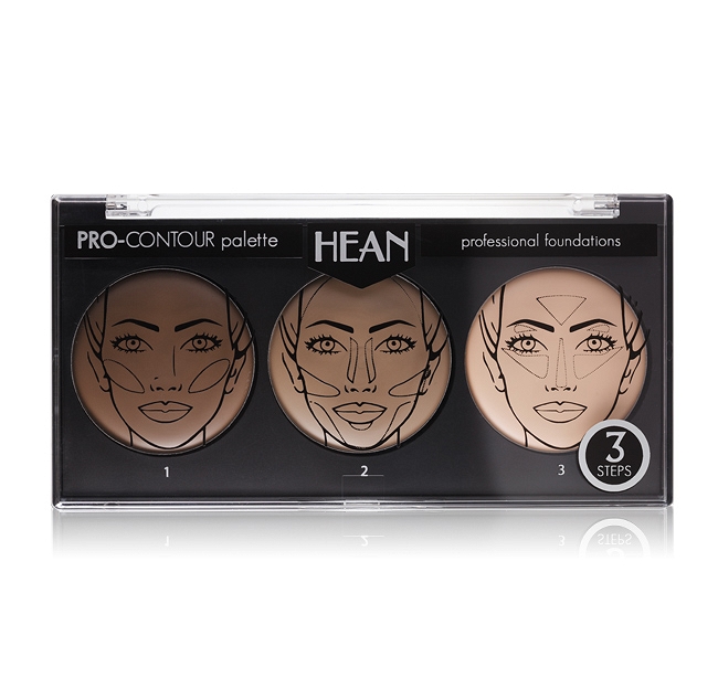 HEAN Pro-Contour Zestaw do Konturowania Twarzy