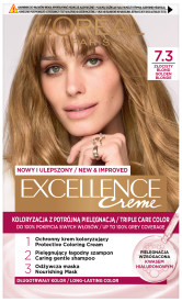 Loreal Excellence Creme Krem Koloryzujący Farba do Włosów 7.3 Złocisty Blond