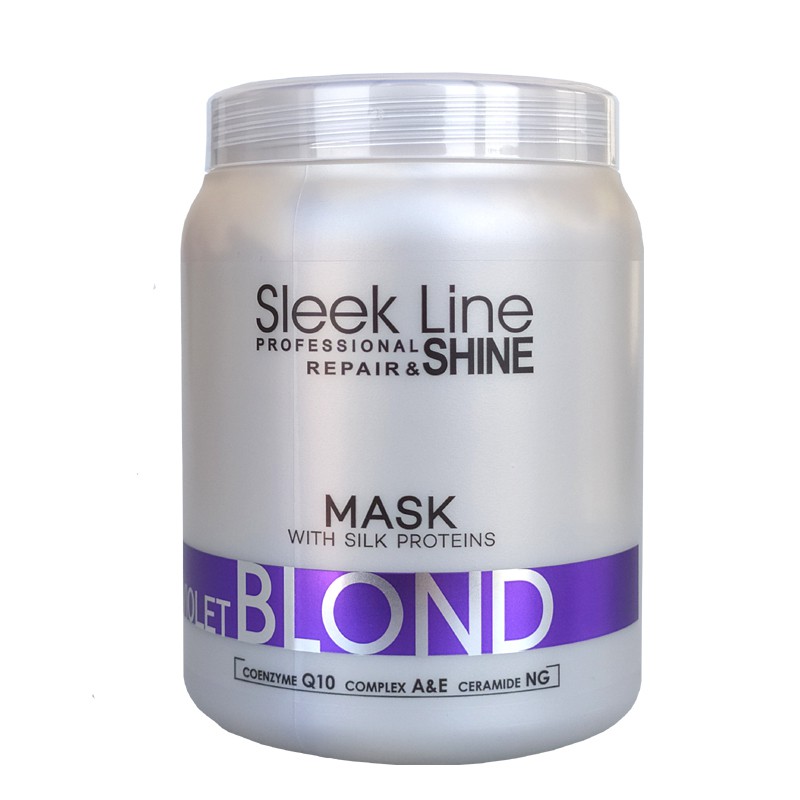 Stapiz Sleek Line Violet Blond Neutralizująca Maska do Włosów 1000ml