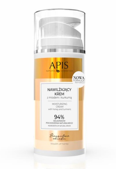 APIS Bogactwo Miodu Nawilżający Krem z Miodem i Kurkumą 100ml