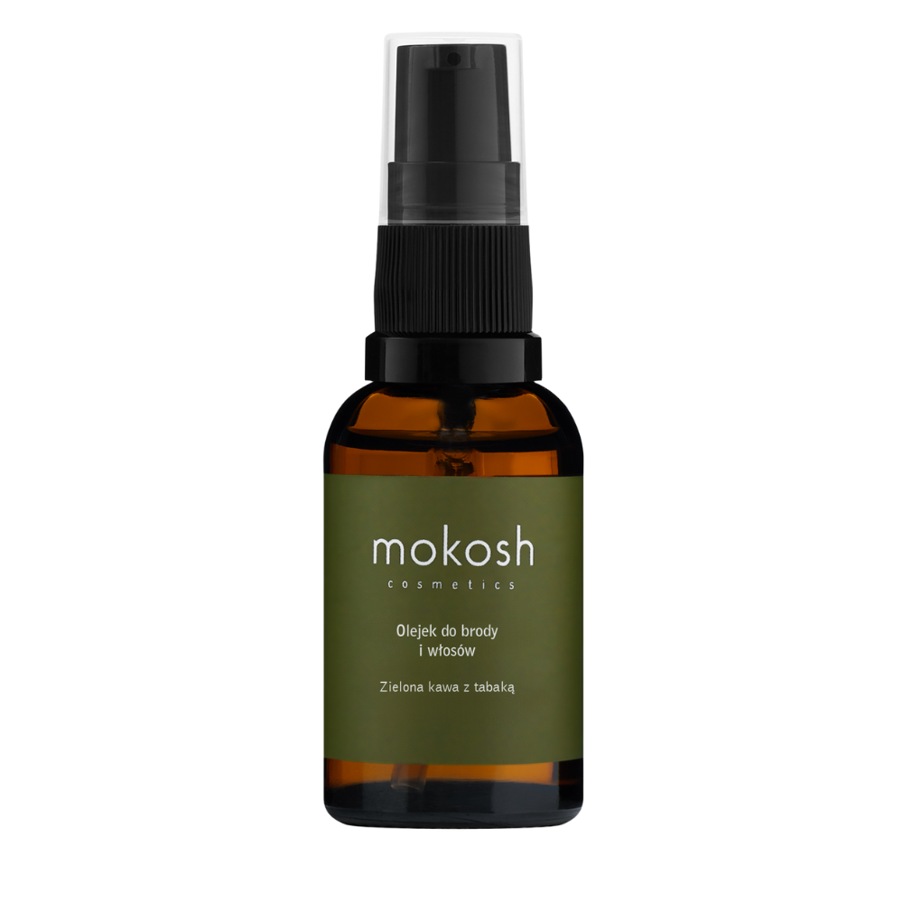Mokosh Olejek do Brody i Włosów Zielona Kawa z Tabaką 30ml