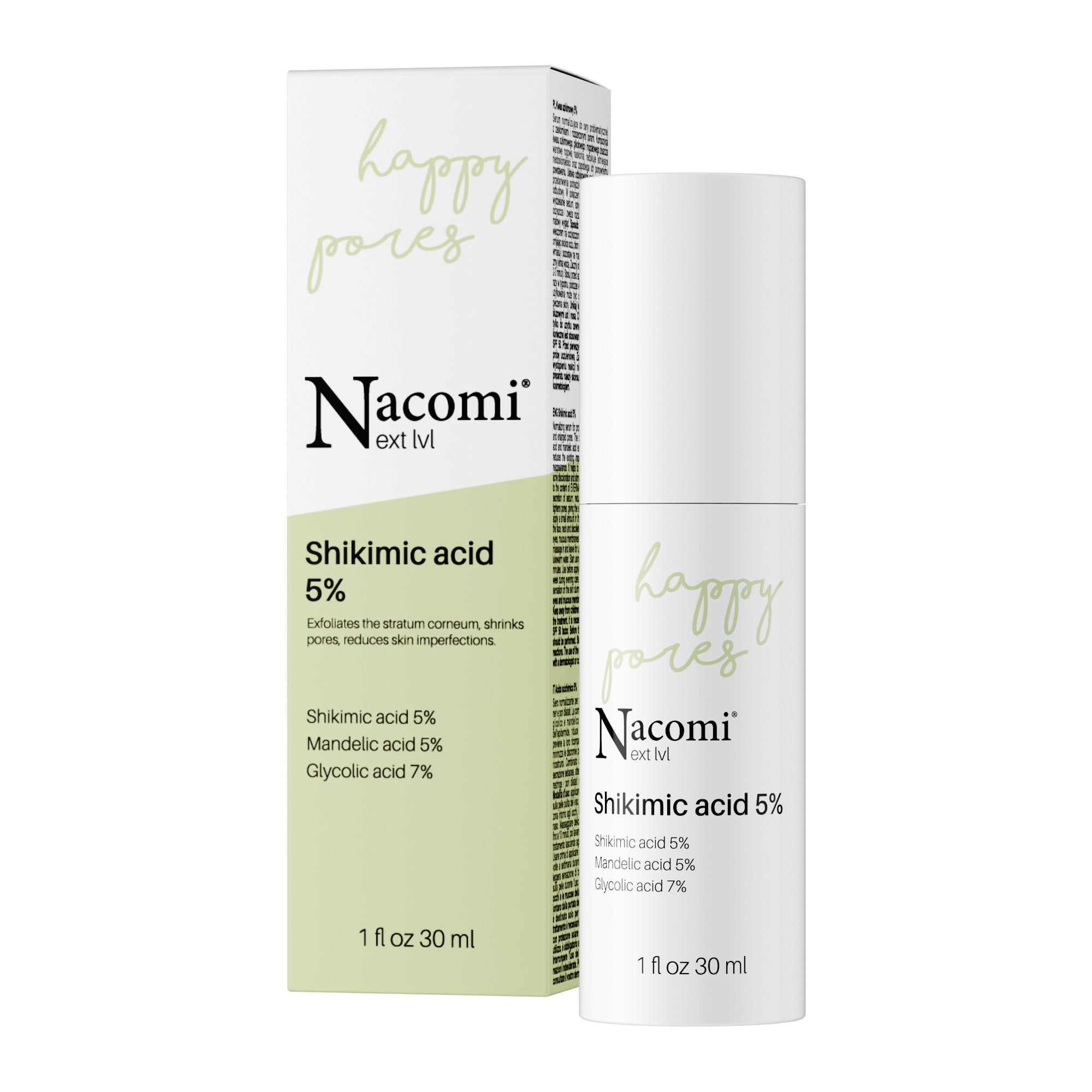 Next Level Shikimic Acid 5% – normalizujące serum do twarzy z kwasem szikimowym