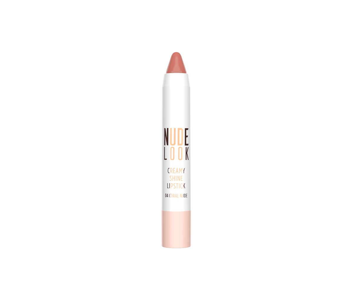 Nude Look Kremowa Pomadka w Kredce 04 Coral Nude