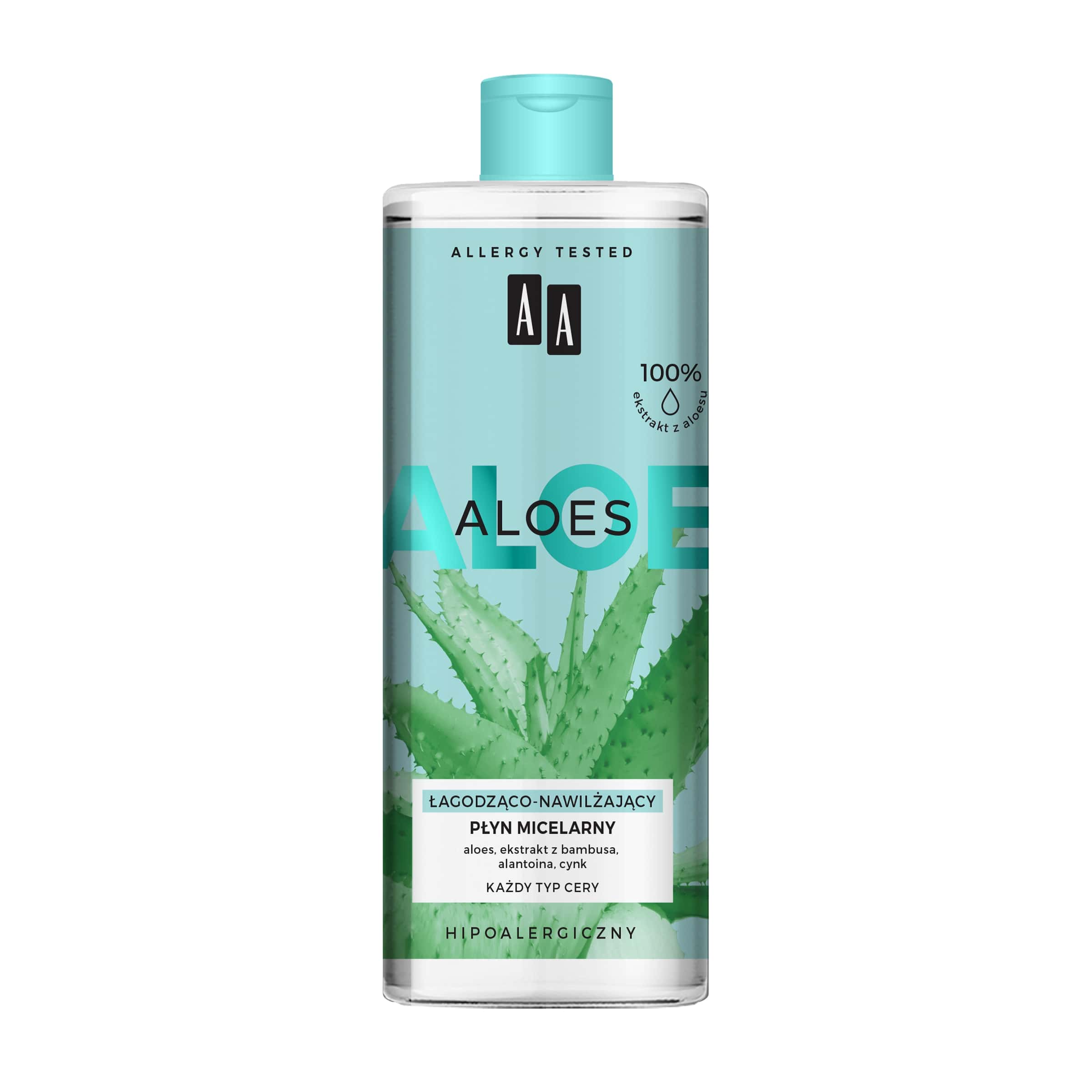 AA Aloe Vera Extract Płyn Micelarny Łagodząco-Nawilżający 400ml