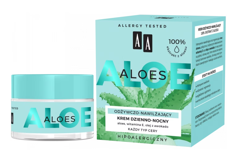 AA Aloe Vera Extract Krem Dzienno-Nocny Odżywczo-Nawilżający 50ml