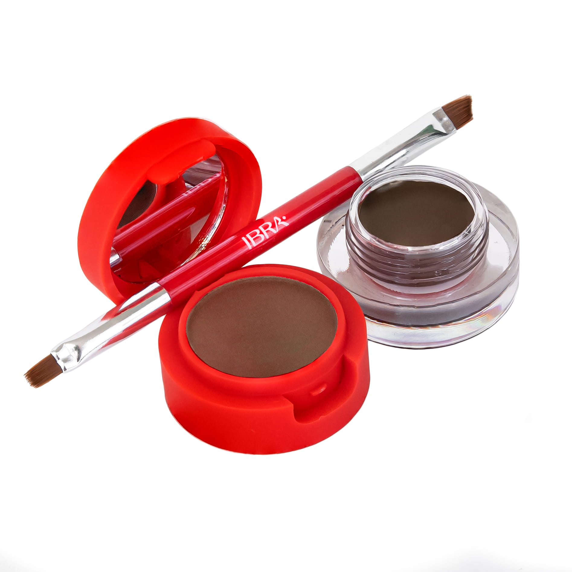 IBRA Makeup Eyebrow Pomade & Powder Pomada i Cień do Brwi Dark Chocolate