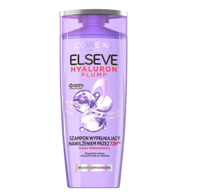 Loreal Elseve Hyaluron Plump Szampon do Włosów 400ml