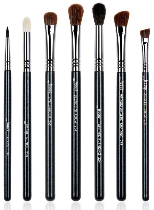 Jessup Pro Zestaw 7 Pędzli T122 Brushes Set Black/Silver > sklep