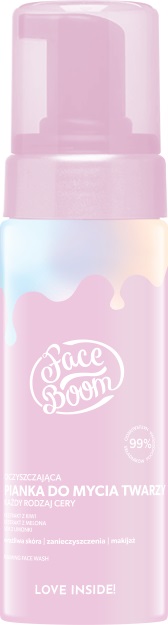 FaceBoom Oczyszczająca Pianka do Mycia Twarzy 150ml