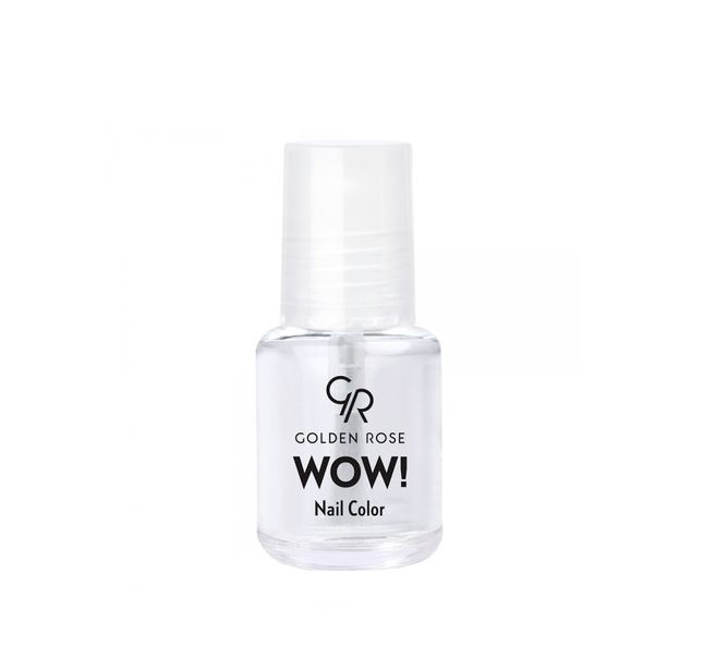 Golden Rose WOW Lakier do Paznokci Bezbarwny 6ml