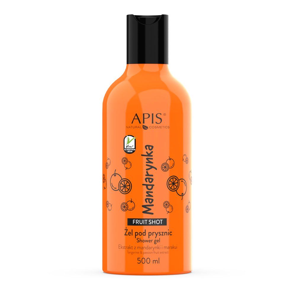 APIS Fruit Shot Żel pod Prysznic Mandarynka 500ml