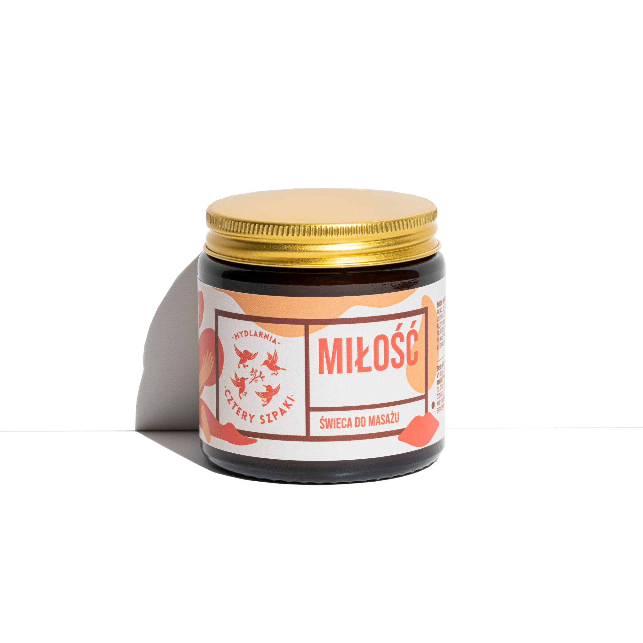 Mydlarnia Cztery Szpaki Świeca do Masażu Miłość 120ml