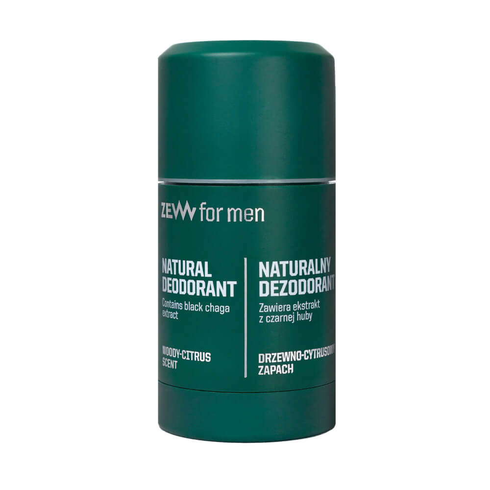 ZEW for Men Naturalny Dezodorant z Czarną Hubą 80g