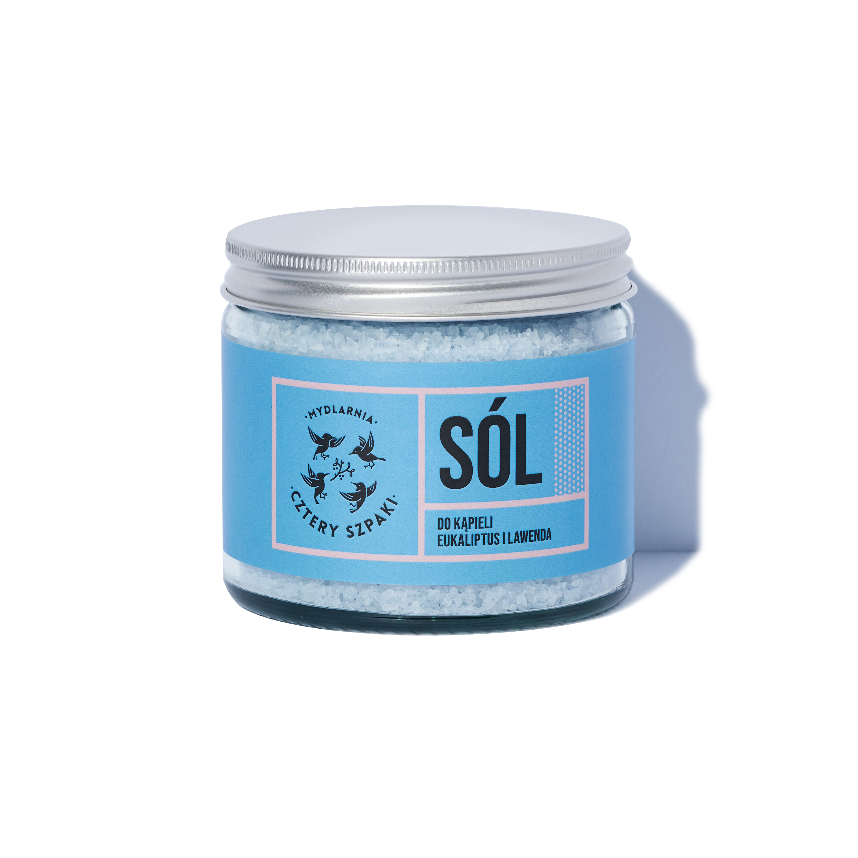Mydlarnia Cztery Szpaki Sól do Kąpieli Eukaliptus i Lawenda 320g