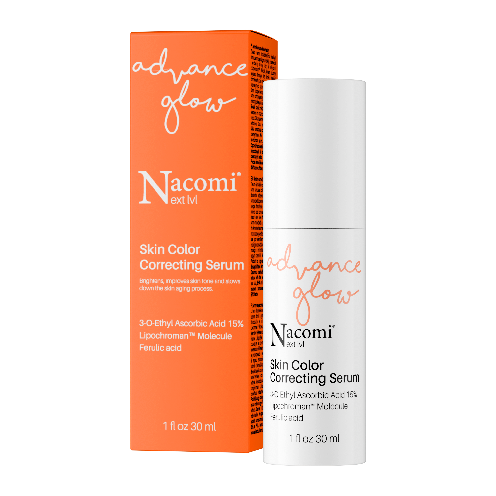 Nacomi Next Lvl Skin Color Serum Korygujące Koloryt Skóry 30ml