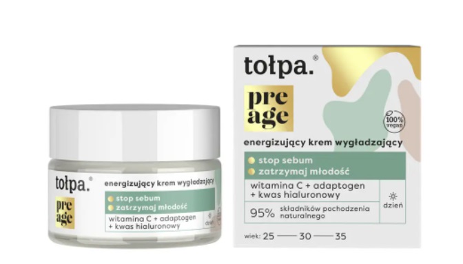 Tołpa Pre Age Energizujący Krem Wygładzający na Dzień 50ml