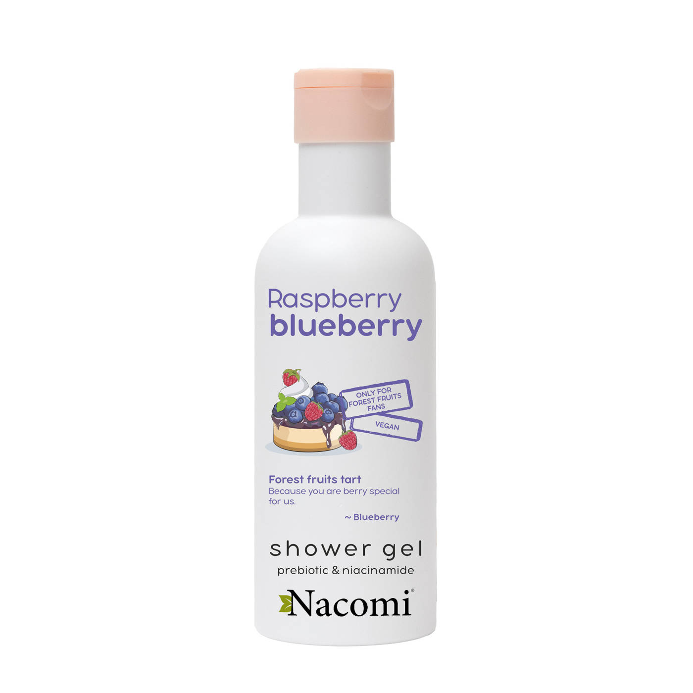 Nacomi Żel pod Prysznic Borówka i Malina 300ml