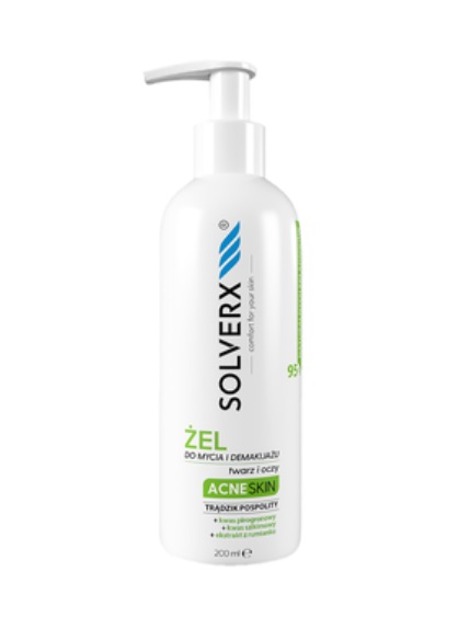 Solverx Acne Skin Żel do Mycia Twarzy 200ml
