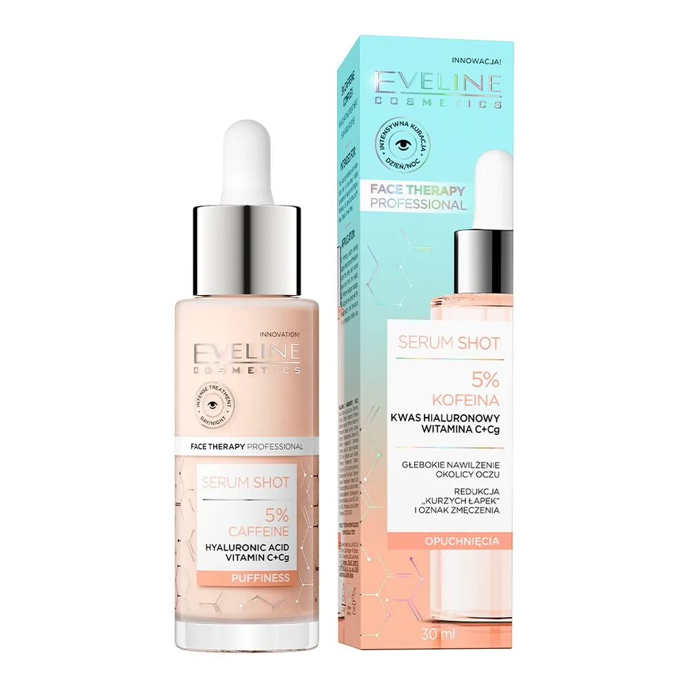 Eveline Serum Shot 5% Kofeina Serum na Opuchnięcia Wokół Oczu 30ml