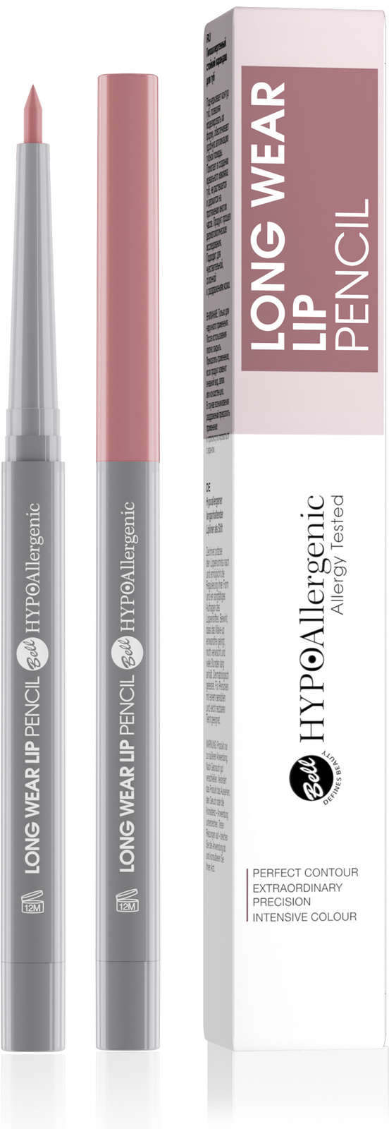 Bell HYPOAllergenic Long Wear Lip Pencil Konturówka do Ust 02