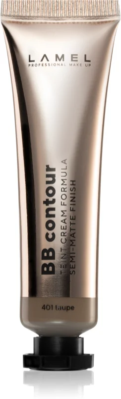 Lamel Insta Kremowy Bronzer do Konturowania Twarzy BB Contour 401 Taupe