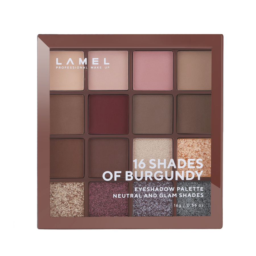 Lamel Paleta Cieni 16 Shades Of Burgundy