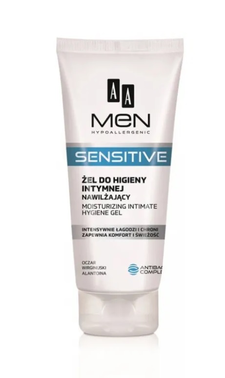 AA Men Sensitive Żel do Higieny Intymnej Nawilżający 200ml