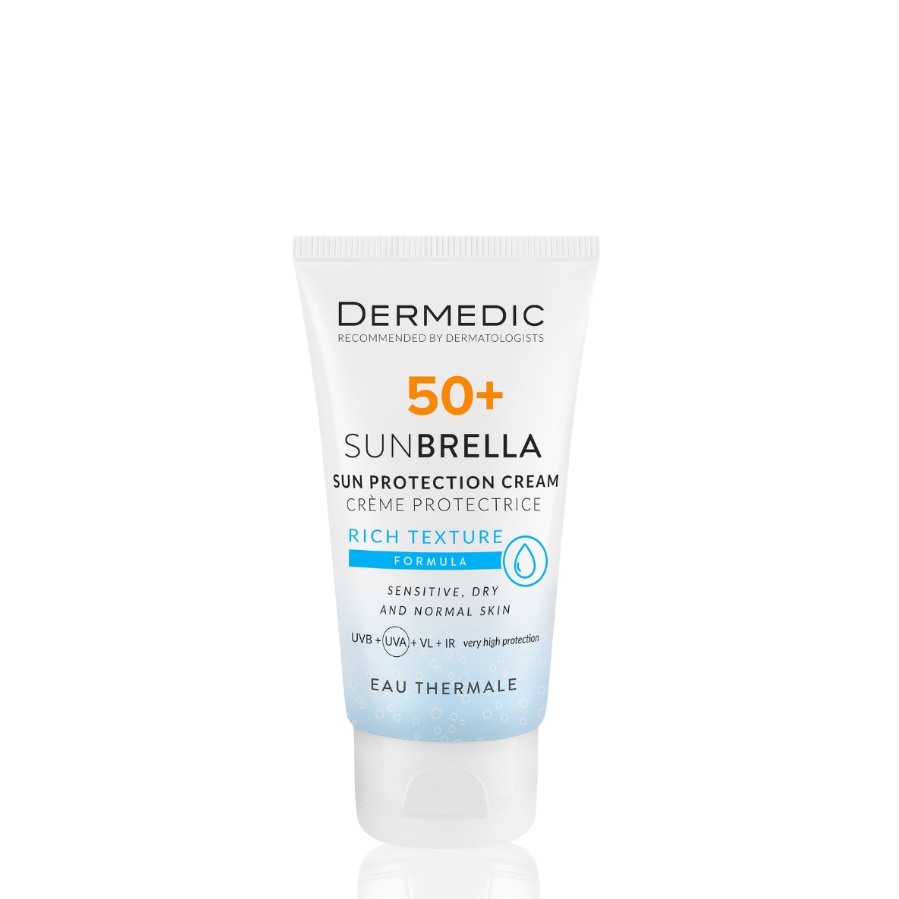Dermedic Sunbrella Wodoodporny Krem Ochronny Cera Sucha i Normalna SPF50+ 50ml