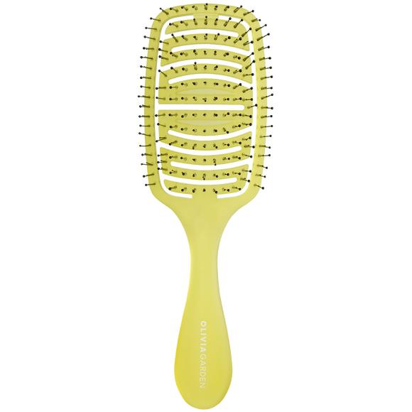 Szczotka do Włosów Finger Brush Pride Yellow